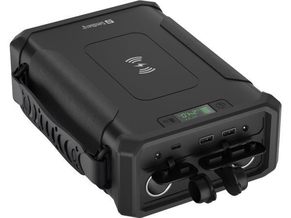 Sandberg Active Survivor 8in1 - Strømbank + AC-strømadapter + bilstrømadapter 32700 - 96000 mAh - 307.2 Wh - 180 watt - 5 A - PD, QC - 4 utgangskon...