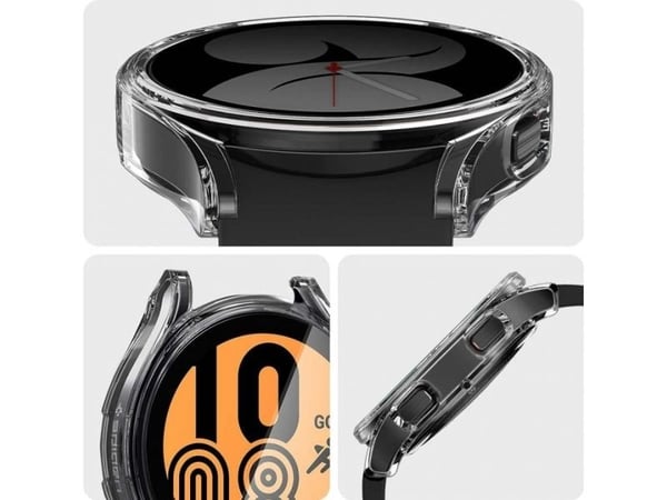 Spigen Ultra Hybrid, Etui, Smartklokke, Gjennomsiktig, Samsung, Galaxy Watch 5, Polykarbonat (PC), Termoplastisk polyuretan (TPU)