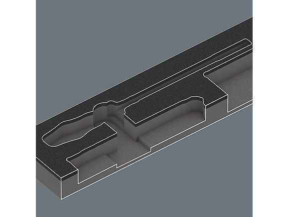 Wera Kraftform Compact + Tool-Check PLUS Bit ruuvinväännin 1/4