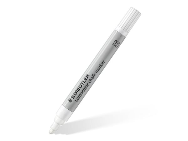 Staedtler Lumocolor, Blå, Rød, Hvit, Gult, Kule, Luktfri, 4 stykker