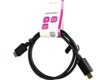 Deltaco HU-10-LSZH, 1 m, HDMI Type A (Standard), HDMI Type A (Standard), 7680 x 4320 pikseliä, musta