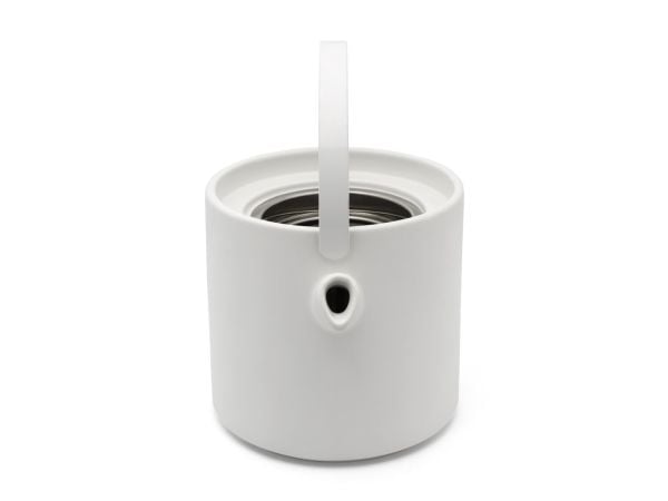 Bredemeijer Umea, Tekannesett, 1200 ml, Hvit, Keramisk, 140 mm, 180 mm