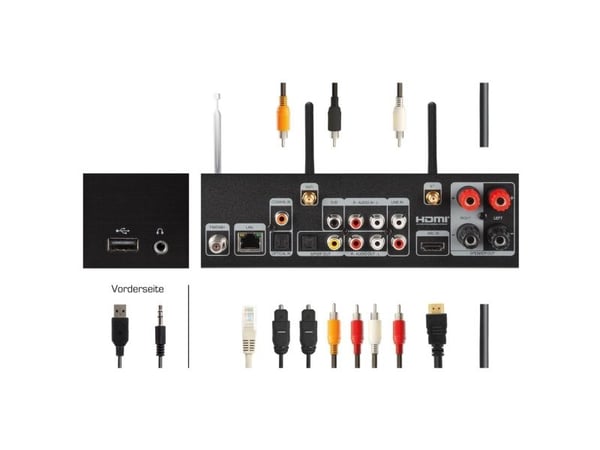 Imperial DABMAN i560 CD, Internett, Digitalt, DAB+, 87,5 - 108 MHz, 174 - 240 MHz, 60 W