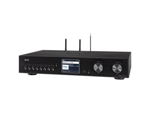 Imperial DABMAN i560 CD, Internett, Digitalt, DAB+, 87,5 - 108 MHz, 174 - 240 MHz, 60 W
