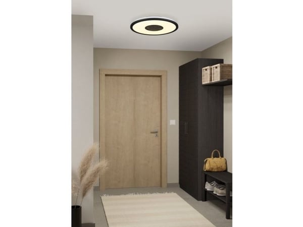 EGLO Marmorata, 1 ampuller, LED, 3000 K, 2300 lm, IP20, Sort, Hvit