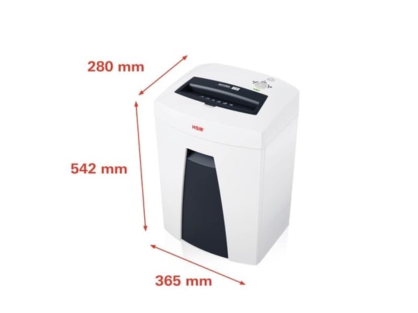HSM SECURIO C18 - 5.8 mm, Stripemakulering, 23 cm, 5.8 mm, 25 l, 58 dB, 3240 mm/min