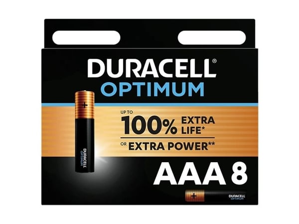 Duracell 5000394137714, Engangsbatteri, AAA, 8 stykker, Flerfarget
