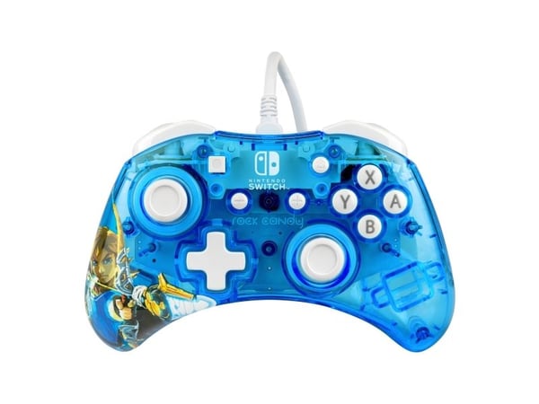 PDP Rock Candy: Berry Brave Link, Gamepad, Nintendo Switch, Nintendo Switch Lite, Nintendo Switch OLED, Analog/digital, Koblet med ledninger (ikke ...
