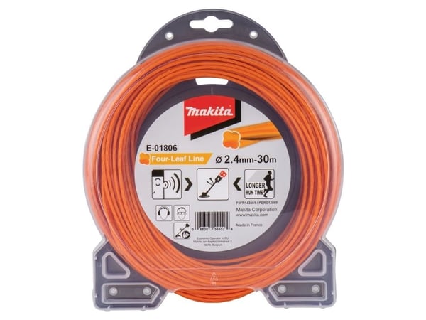 Makita E-01806, Raivaussahan siima, Oranssi, 30 m, 1 kpl