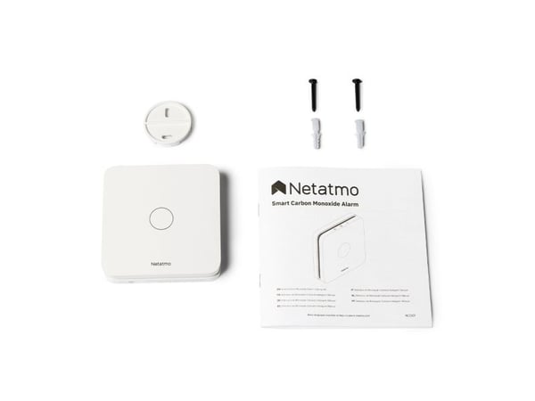 Netatmo - Sensor for karbonmonoksid - trådløs - 802.11b/g/n - 2.4 Ghz