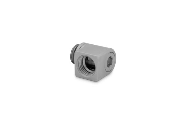 EKWB EK-Quantum Torque Micro Rotary 90° - Satin Titanium, tilkobling (titan)