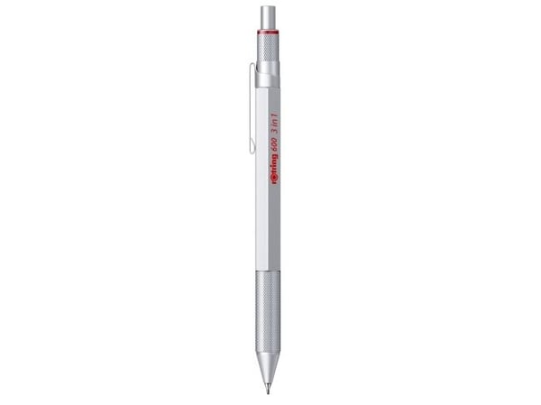 ROTRING refill 600MULTI 3in1 Silb.0.5 Kug. bl/r lahjapakkaus