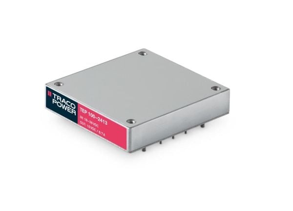 TracoPower TEP 100-1212 DC/DC-muuntomoduuli 12 V/DC 12 V/DC 8,4 A 100 W Lähtöjen määrä: 1 x