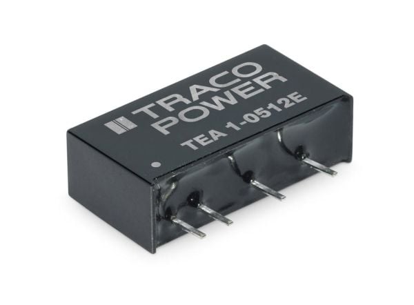TracoPower TEA 1-0505E DC/DC-muunnin, tulostus 200 mA 1 W Lähtöjen määrä: 1 x