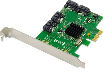 Dawicontrol PCI Card PCI-e DC-614e RAID 4Kanal SATA6G Retail, SATA, Serial ATA II, Serial ATA III, PCI Express, 0, 1, 10, JBOD, SPAN, 6 Gbit/s, Low...