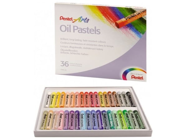 Pastellblyanter 36 farger PENTEL