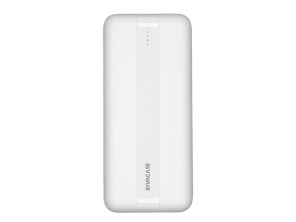 Rivacase VA2081, 20000 mAh, Lithium Polymer (LiPo), 3,7 V, 10 W, Hvit