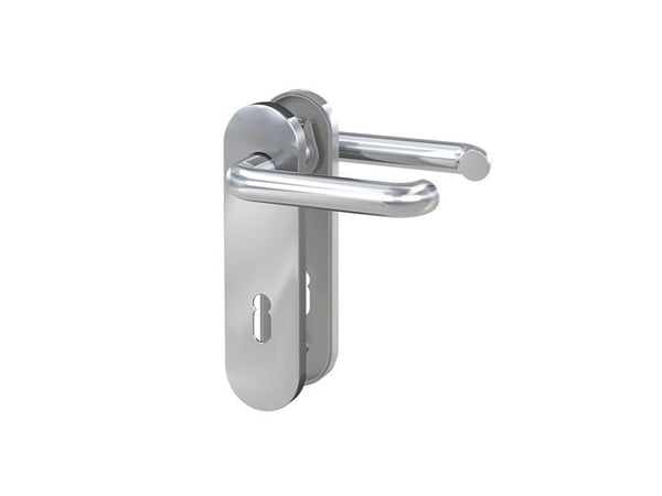 BASI 7304-0108, Håndtakssett for nøkkelbruk, Rustfritt stål, Rustfritt stål, Ambidekstriøs, 7,2 cm