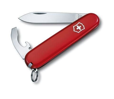 Victorinox 0.2303, Fällkniv med låsblad, Kniv med flera verktyg, Drop point, ABS synthetics, Röd, 8 verktyg