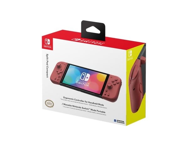 HORI Split Pad - Håndkonsoll - aprikosrød - for Nintendo Switch, Nintendo Switch OLED