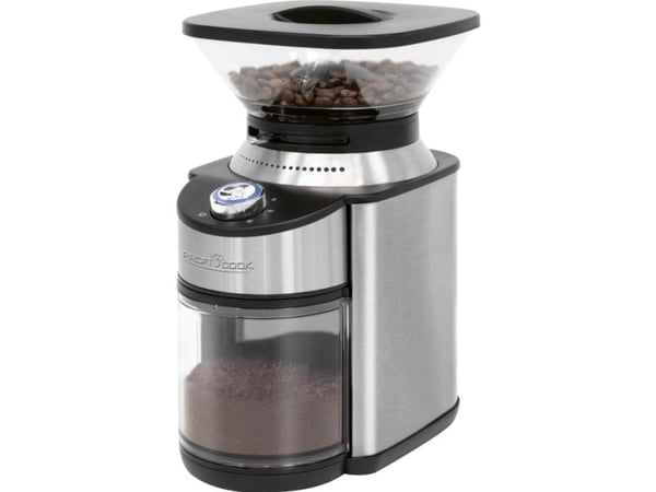 ProfiCook PC-EKM 1205 - Kaffekvern - 200 W - rustfritt stål / svart