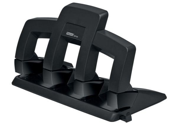 Rapid Supreme SP34 - Hullstanser - 30 ark / 3 mm - 4 hull - ABS-plast, metall - grafittsvart