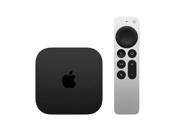 Apple TV 4K, Apple, A15, 128 GB, AVC, H.264, HEVC, M4V, MP4, MPEG4, AAC, AC3, AIFF, EAC3, FLAC, HE-AAC, MP3, MP3 VBR, WAV, GIF, HEIF, JPEG, TIFF
