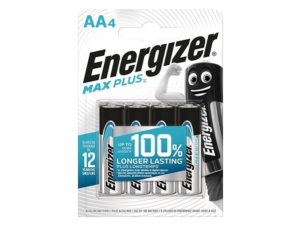 Energizer Max Plus - Batteri 4 x AA-type - Alkalisk