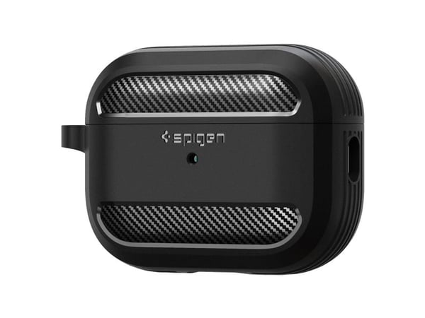 Spigen Rugged Armor, Etui, Termoplastisk polyuretan (TPU), Svart