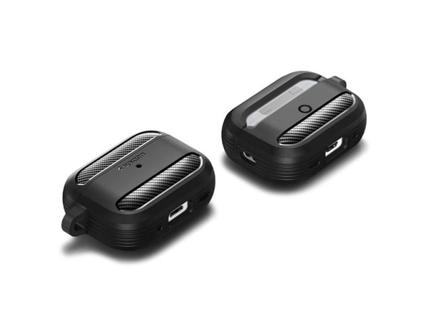 Spigen Rugged Armor, Etui, Termoplastisk polyuretan (TPU), Svart