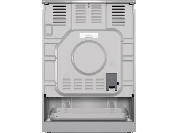 Gorenje GEIT6C60XPG, Frittstående komfyr, Rustfritt stål, Rotasjon, Berøringskontroll, Rustfritt stål, Rustfritt stål, Toppen foran