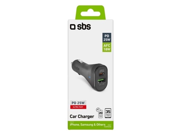 SBS PD billaddare 25W USB-C