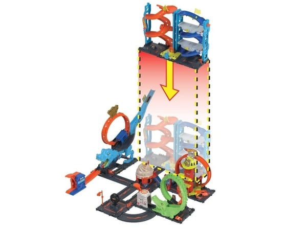 Hot Wheels City Transforming Race Tower