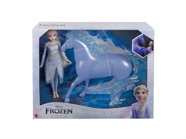 Mattel Disney Disney Frozen Elsa og Nokk, motedukke, jente, 3 år, gutt, 287 mm, 570 g