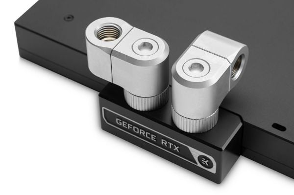 EK Water Blocks EK-Quantum Torque G1/4 tommer dobbel forlengelse Offset MF 21 - Satin Titanium