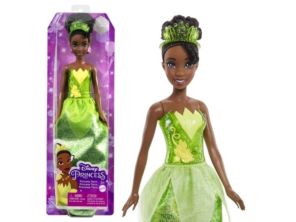 Disney Princess Disney-prinsessa Tiana -nukke ja tarvike, Prinsessa ja sammakko -elokuvan innoittama, Muotinukke, Naaras, 3 vuosi/vuosia, 279,4 mm,...