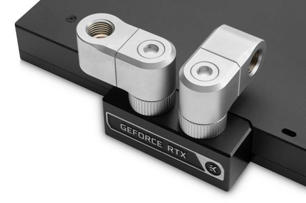 EK Water Blocks EK-Quantum Torque G1/4 tommer dobbel forlengelse Offset MF 28 - Satin Titanium