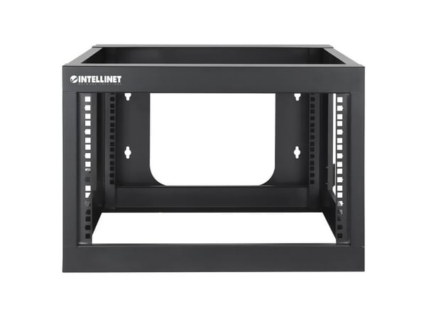 Intellinet 716031, Ramme, Sort, SPCC, Stål, 40 kg, 6U, Åpen