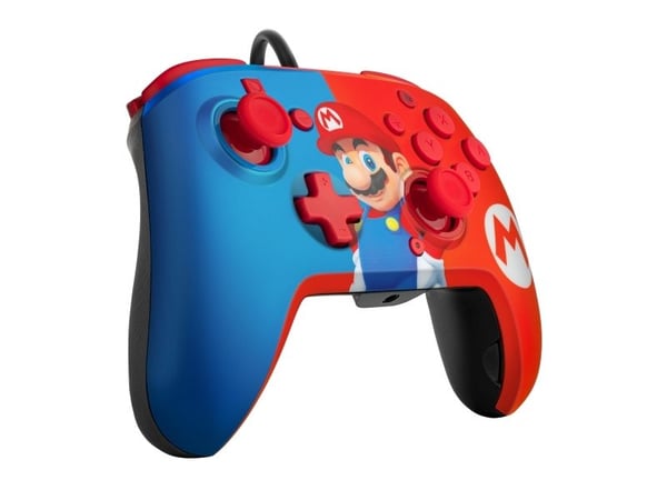 PDP Mario Dash, Peliohjain + kuulokkeet, Nintendo Switch, Nintendo Switch OLED, D-pad, Kotipainike, Jaa-painike, Analoginen/Digitaalinen, Korvanpää...