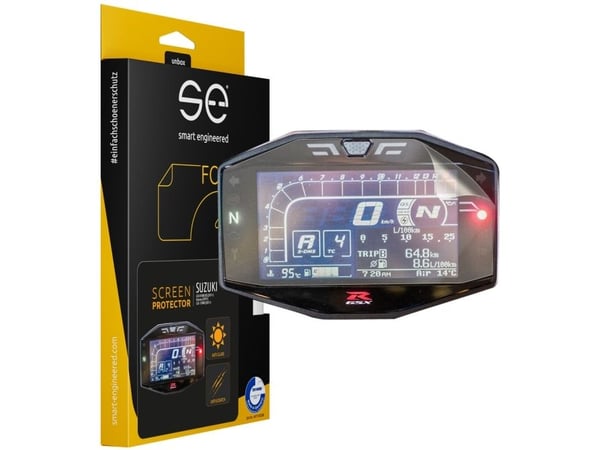 Smart Engineered SE-DCP-2-0102-0094-1-M, Skjermbeskytter, Motorsykkel, Gjennomsiktig, Monokromatisk, Suzuki GSX-R1000 (R) 2017+ / Katana 2019+ / GS...