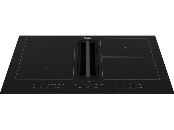 Beko HIXI 64700 UF, Sort, Innebygget, 60 cm, Sonebasert induksjon, Glass, 4 zone(s)