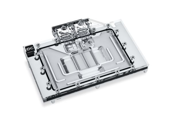 Alphacool GPX-N, Vattenblock + bakre platta, Akryl, Gjuten aluminium, Koppar, Svart, 3-Pin JST, 1/4", CE, FC, RoHS
