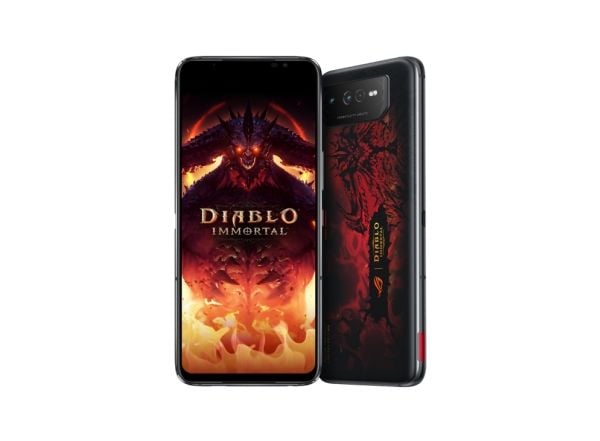 ASUS ROG Phone 6 - Diablo Immortal Edition - 5G smarttelefon - dobbelt-SIM - RAM 16 GB / Internminne 512 GB - OLED-display - 6.78" - 2448 x 1080 pi...