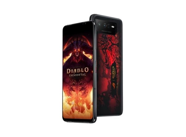 ASUS ROG Phone 6 - Diablo Immortal Edition - 5G smarttelefon - dobbelt-SIM - RAM 16 GB / Internminne 512 GB - OLED-display - 6.78" - 2448 x 1080 pi...