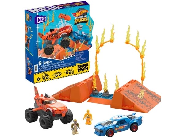 MEGA Hot Wheels HKF88, Rakennuspakkaus, 5 vuosi/vuosia, Muovi, 245 kpl, 678,6 g