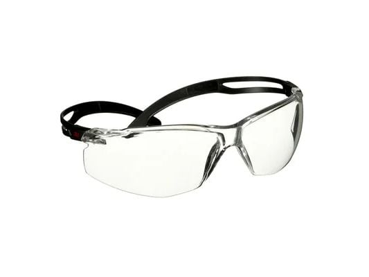 3M SF501SGAF-BLK, Vernebriller, Monteringsarbeid, Konstruksjons-/renoveringsarbeid, Støvarbeid, Slipearbeid, Turning/routing..., Alle kjønn, Svart,...