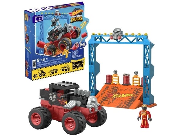 MEGA HW Monster Trucks Boneshaker Crush Course