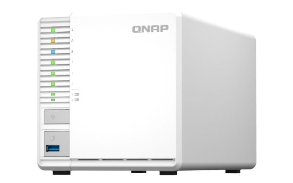 QNAP TS-364 - NAS-server - 3 brønner - SATA 6Gb/s - RAID 5 - RAM 8 GB - 2.5 Gigabit Ethernet - iSCSI støtte
