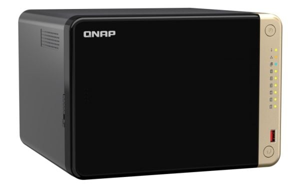 QNAP TS-664 - NAS-server - 6 brønner - SATA 6Gb/s - RAID 0, 1, 5, 6, 10, 50, JBOD - RAM 8 GB - 2.5 Gigabit Ethernet - iSCSI støtte