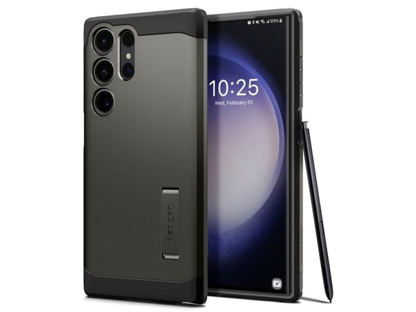 Spigen Tough Armor, Etui, Samsung, Galaxy S23 Ultra, 17,3 cm (6.8"), Grå